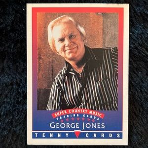 George Jones 1992 Tenny Card